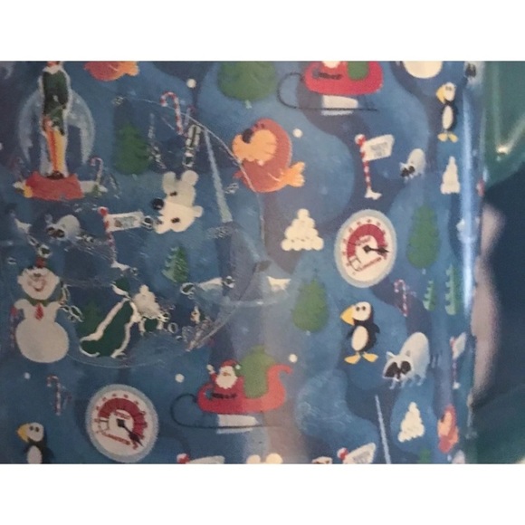 Elf The Movie North Pole Coffee Mug 14 Oz. Cup Green Patterned Holiday Christmas - Picture 7 of 8